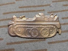 Kettenkrad aus Messing -