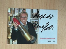Rene Koch - Lippenstiftmuseum - Autogrammkarte original signiert - #41196