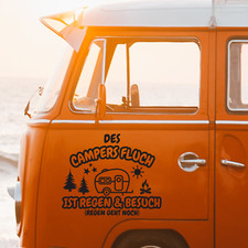 Camper Aufkleber mit Spruch