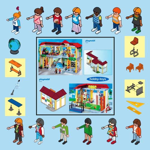 Playmobil schule turnhalle - playmobil, /