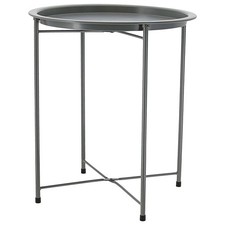 Beistelltisch Grau Metall