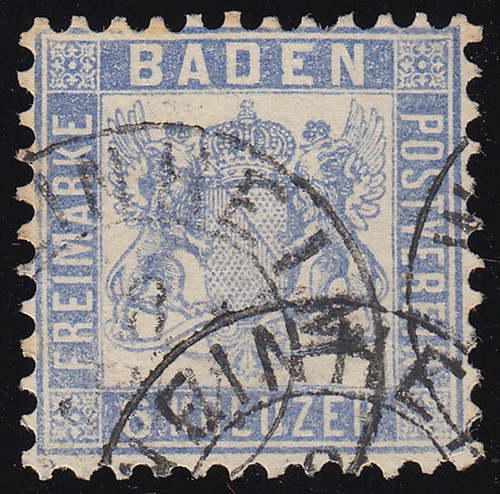 Baden wappen kreuzer - baden, 6