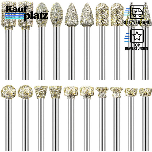 Diamant fräser set - fräser, 20