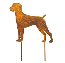 Dobermann Hunde Gartenfiguren