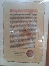 Bild / Poster Bier Reinheitsgebot 1600  Jhd