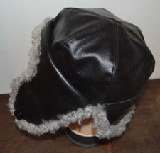 DDR Wintermütze Tschapka Uschanka  ушанка Kosakenmütze Motorrad Cabrio Flieger