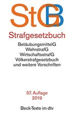 Strafgesetzbuch StGB Beck-Texte dtv 57. Auflage 2019 Taschenbuch Recht