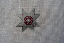 Fertiges Stickbild "STERNENGLANZ " Christiane Dahlbeck