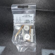 Wc/bidet-befestigung chrom 2 st Sanitop-Wingenroth 8,00 mm 2 x verzinkte Schraub