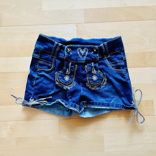 Jeans hotpants trachtenlook - jeans-hotpants, im