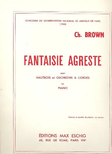 Fantaisie agreste htb piano - fantaisie, |