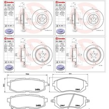brembo BREMSSCHEIBEN + BELÄGE