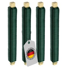 Bindedraht verzinkt Blumendraht Wickeldraht Floristendraht 35m Farbe Grün