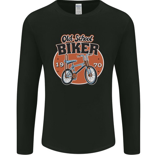 Old school biker fahrrad - school,