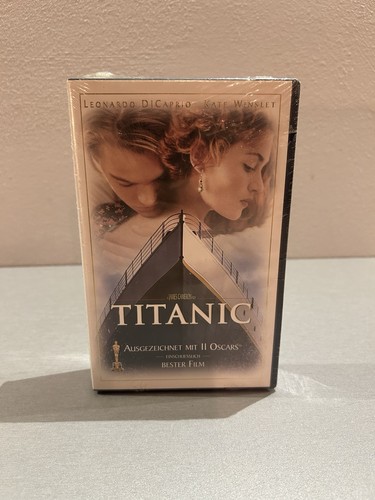 Titanic vhs video leonardo - vhs,