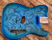 Tele blue paisley alder - blue,