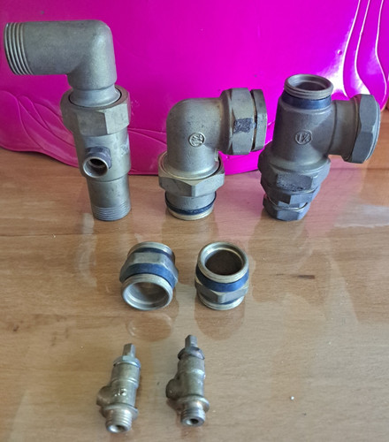 Konvolut messing fittings - messing-fittings, &