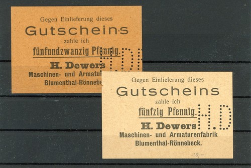Blumenthal scheine notgeld - 2,