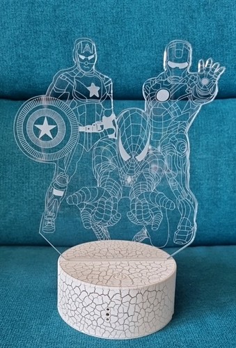 Marvel led lampe - marvel,