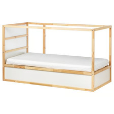 Ikea Bett KURA Hochbett Himmelbett/ Hochbett 90 mal 200 gebraucht abholung