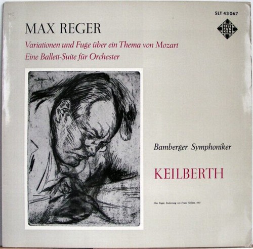 Reger variationen und fuge - lp,