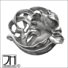 925 Silber Brosche im