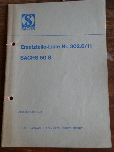 Ersatzteileliste 1973 sachs - ersatzteileliste,