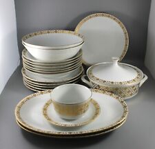PMR Bavaria Jaeger & Co - Speiseservice 18 tlg. Gold dekoriert