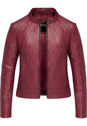 Damen echtleder jacke biker - jacke,