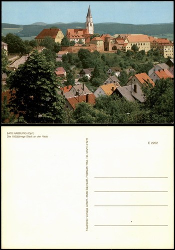 Ansichtskarte nabburg - ansichtskarte,