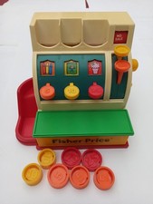 Fisher-Price Vintage Registrierkasse Kaufladen Kasse Spielkasse 1994