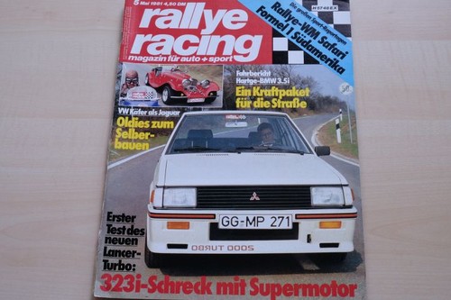 Rallye racing 1981 - racing, 05/1981