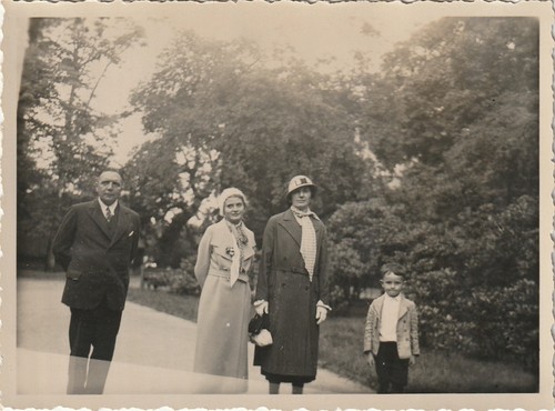 Vintage foto familie - vintage,