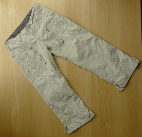 Sandfarbene caprihose 32 - sandfarbene,