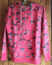 CECIL Damen Kapuzenpullover/Hoodie/Sweatshirt mit Print - Gr. S - Orangerot 