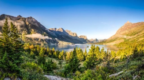 Wandbild panorama landschaft - wandbild:,