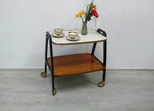 Servierwagen teak resopal - teak, +