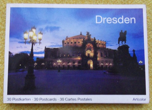 Dresden ansichtskarten block - dresden, ansichtskarten-block