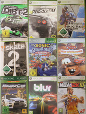 Xbox 360 Sport und Rennspiele