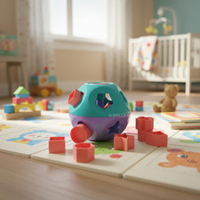 TUPPERWARE F02 KOMBI-BALL LERNSPIELZEUG TÜRKIS LILA