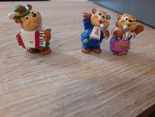 KINDER FERRERO ÜBERRASCHUNG SERIE TOP TEN TEDDIES MUSIK 3 Figuren Volksmusik üei