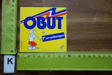 Alter Aufkleber Sport Boule  Pétanque-Kugeln OBUT Frankreich (KA)