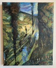 Ölgemäde Abstrakt Surreal