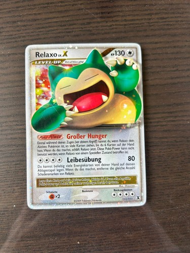 Pokémon karte relaxo - ,
