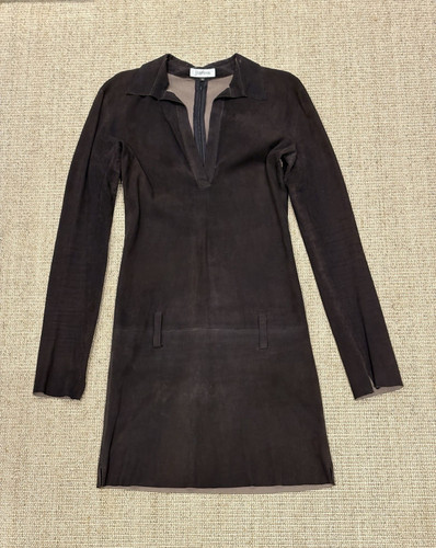 Jitrois luxus wildlederkleid - jitrois,