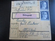 #393 Paketkarte aus NEUGARTEN