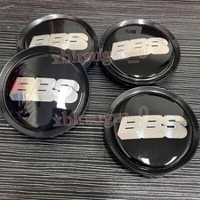 4x 75mm Für Mercedes Benz BBS Nabendeckel Felgendeckel Nabendeckung Schwarz NEW