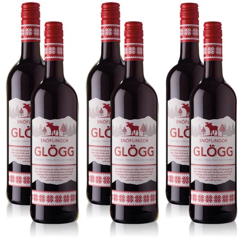 Snöflingor glögg glühwein - snöflingor,