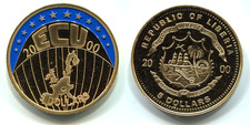 5 Dollars Liberia 2000 Cu-Ni