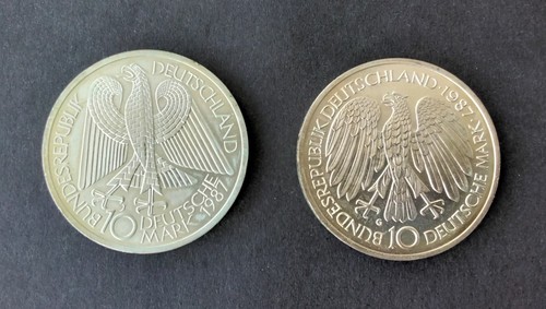 Deutschland 1987 münzen - 10, dm